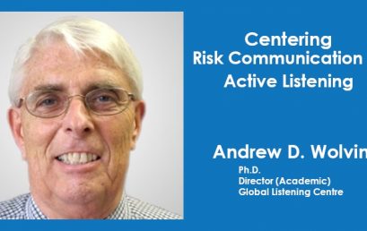 Centering Risk Communication on Active Listening