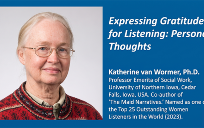 Expressing Gratitude for Listening: Personal Thoughts
