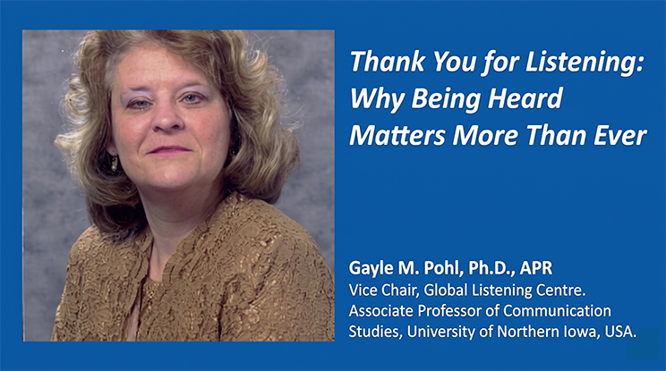 Thank You for Listening: Why Being Heard Matters More Than Ever